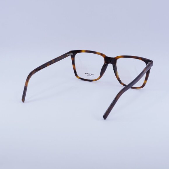 Saint Laurent SL717 SLIM 003 Eyeglasses Havana 54mm Square Frame - Picture 4 of 11